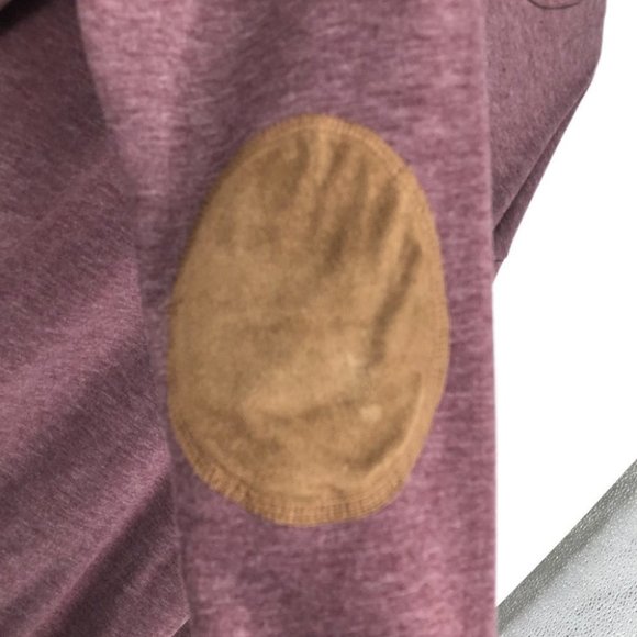 CHERISH Oversized, Tunic Pullover Sweater with Elbow Patches & Pockets S - Picture 12 of 16